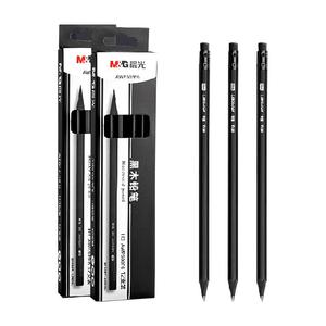 晨光黑木铅笔小学生专用HB铅笔安全无毒一二年级学生考试2B铅笔