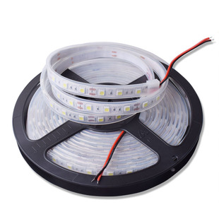 12V 24VLED5050贴片IP67硅胶软套管防水灯带线户外防水软灯条贴片