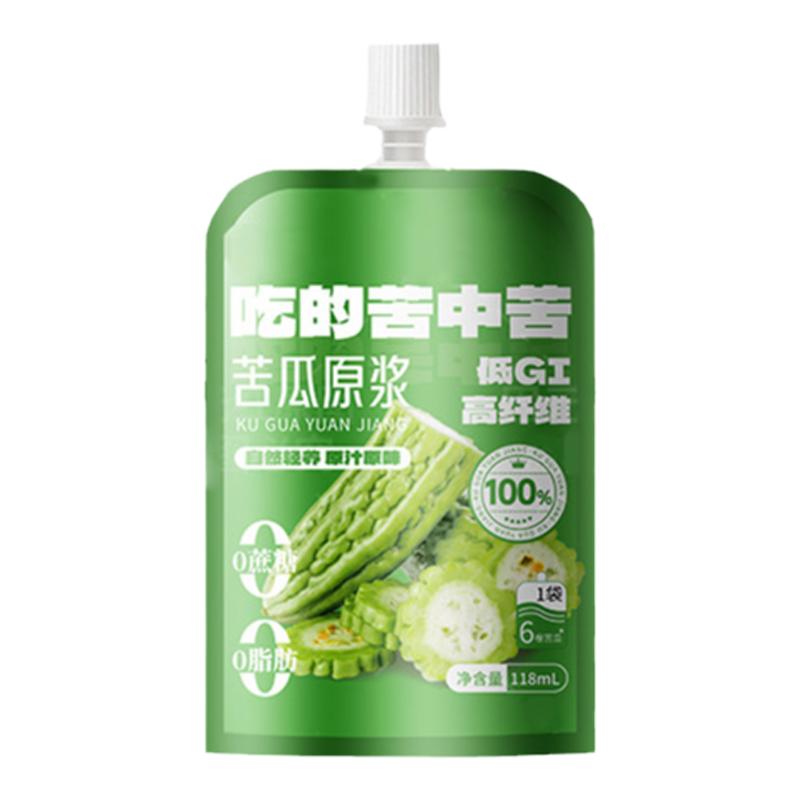 【消暑推荐】纯苦瓜汁118ml/袋
