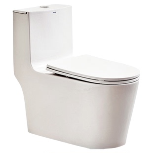 安华马桶静音防臭防溅虹吸抽水大冲力家用易洁卫生间坐便器317