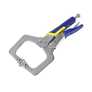 大力钳c型钳子大开口多功能大力夹钳万用压力钳宽口木工固定工具