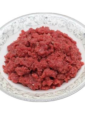 新鲜边角料泥沫猫狗末生碎牛肉
