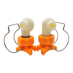 喷淋塔夹扣涡流喷嘴 卡扣涡旋喷头 4分6分防堵环保脱硫除尘喷淋头