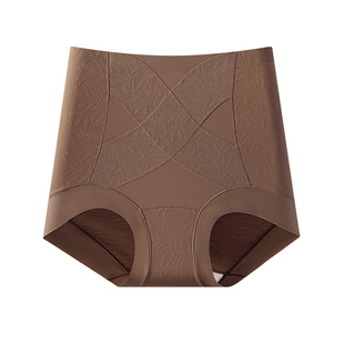 黛安芬无痕高腰收腹内裤女士强力收小肚子提臀2025新款纯棉三角裤