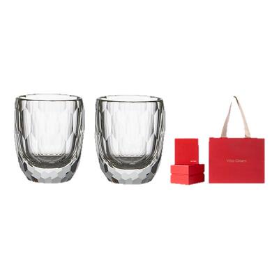VitroGleam星辰威士忌酒杯K9水晶洋酒杯礼盒杯子送男士乔迁伴手礼