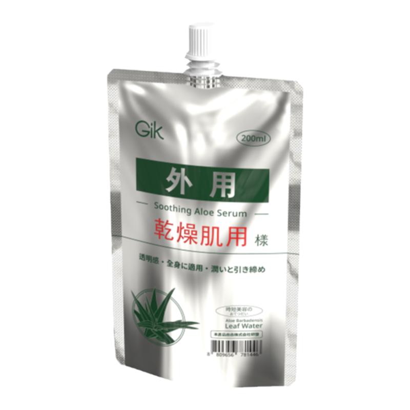 Gik清润芦荟胶芦荟精华素男女专用保湿补水精华凝胶晒伤修护舒缓