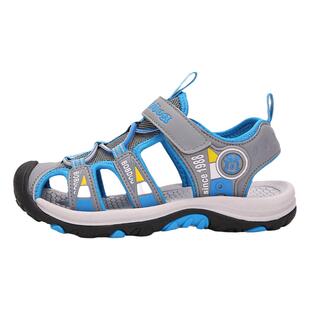 巴布豆男童凉鞋包头防踢2026新款儿童防滑中童学生运动沙滩鞋夏季