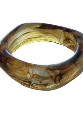 超多色！不氧化！亚克力几何手镯