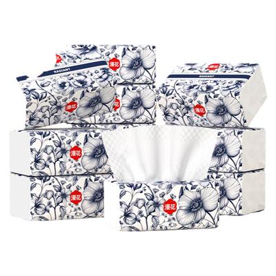 小蛮熊漫花大包中国风抽纸整箱