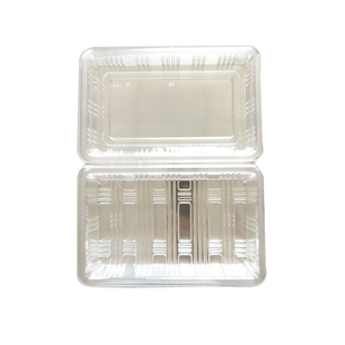 特二深一次性环保透明塑料盒快餐盒打包盒寿司外卖包装西点面包盒
