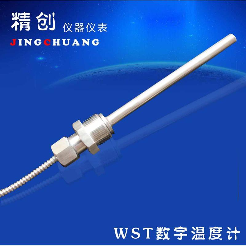 304不锈钢高精度数显电子数字温度计WST491耐酸碱防腐探头食品500