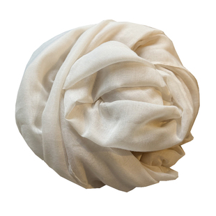 MIXMISS【月光米白】定制加大纯色披肩敦煌埃及旅游披肩防沙头巾