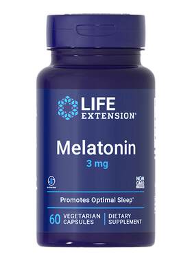 沿寿LIFE褪黑素胶囊晚安瓶睡眠