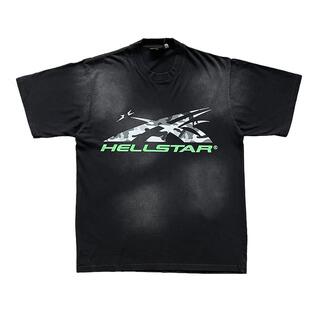 Hellstar Studios Gel Sport Logo tee迷彩印花洗水短袖T恤欧美潮