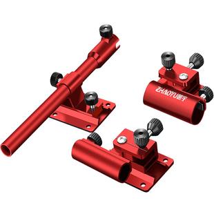 超轻钓箱配件三件套插片式灯架钓鱼伞架鱼护炮台架饵盘架炮台支架