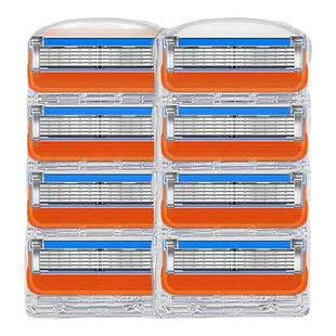 吉列锋速5刀片Gillette剃须刀手动男士刮胡刀锋隐致顺5层替换刀头