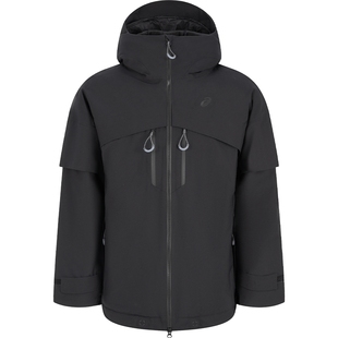 ASICS亚瑟士新款男女羽绒服棉服保暖防泼水户外羽绒运动夹克