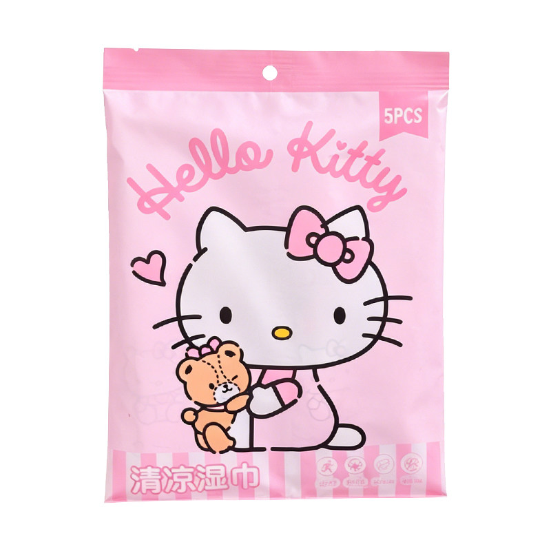 三丽鸥凯蒂猫便携可复用湿巾