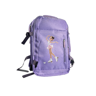 花样滑冰背包大容量双侧手提轮滑鞋滑冰鞋收纳包手提包