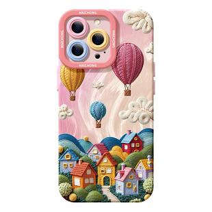 适用苹果17手机壳女款iphone16pro保护套13mini全包14防摔11/12/xs软外壳7plus硅胶8高级15卡通se小镇max油画