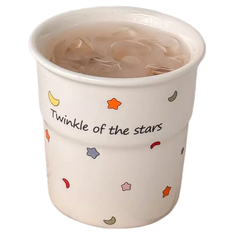 星星陶瓷杯小杯子咖啡杯