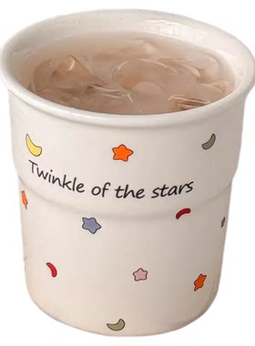 星星陶瓷杯小杯子咖啡杯