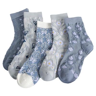 可爱日系女纯棉香薰透气长袜