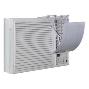 窗口式冷气机小挡风板导风罩月子通用冷风白色防水窗机空调遮风板