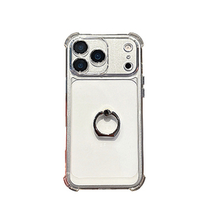 自带指环镜头膜适用iPhone18promax手机壳苹果16pro透明17气囊15防摔14保护套13Pro新款12超薄11全包Air外壳X