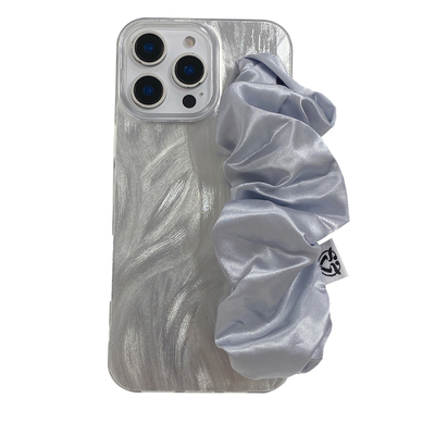 简约羽纱丝巾腕带挂绳手机壳