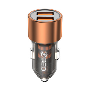 360车载充电器手机超级快充点烟器一拖二转换插头车充插座汽车用