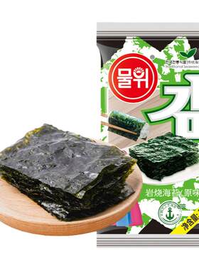16包】探花郎岩烧海苔经典原味海苔香脆包饭海苔小孩零食批发包邮
