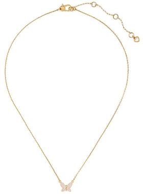 katespade蝴蝶造型吊坠项链