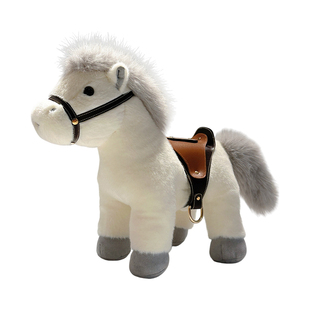 2026马年吉祥物玩偶战马公仔摆件毛绒摆件马生肖年会礼品新年礼物