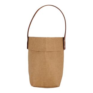 乐扣lock随行水杯手提保温杯玻璃水杯套咖啡杯防水洗牛皮纸水杯袋