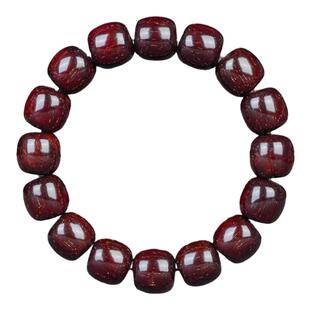 老型珠小叶紫檀手串手链满金星老料檀香木桶珠佛珠文玩红木木质