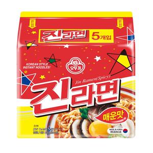 不倒翁韩国进口劲道爽滑金拉面