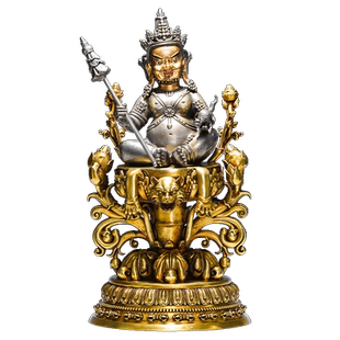 欧斯特《四大天王四大金刚铜像》家居客厅铜鎏金鎏银铜器摆件17寸
