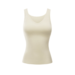 素肌良品【小暖云】德绒保暖套装女加绒加厚保暖背心发热秋衣秋裤