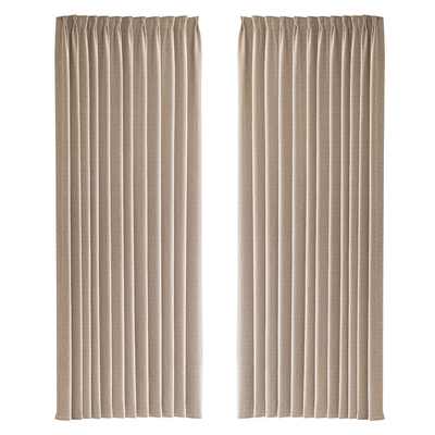 莫兰迪窗帘高级感双面雪尼尔布