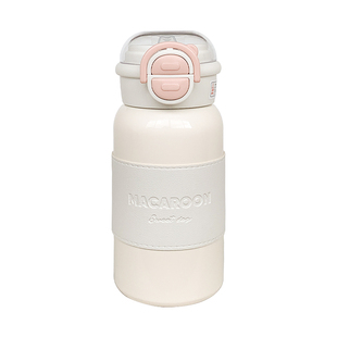 简约保温杯女生带吸管水杯女新款2025高颜值学生便携小巧女士杯子