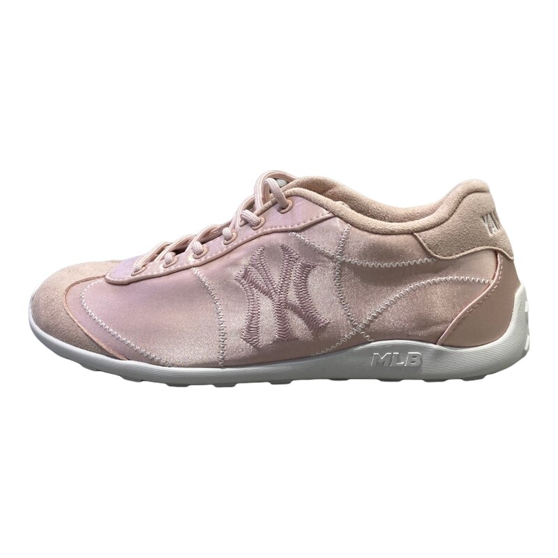 26新款MLB正品女夏季粉色休闲鞋平底鞋3ASXCE26N-50PKS