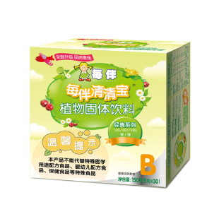 每伴清清宝新经典原味奶伴侣金银花下火宝辅食菊花晶送婴幼儿食谱