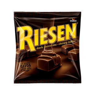 德国RIESEN太妃巧克力味糖果STOCK产欧洲进口浓郁丝滑软夹心