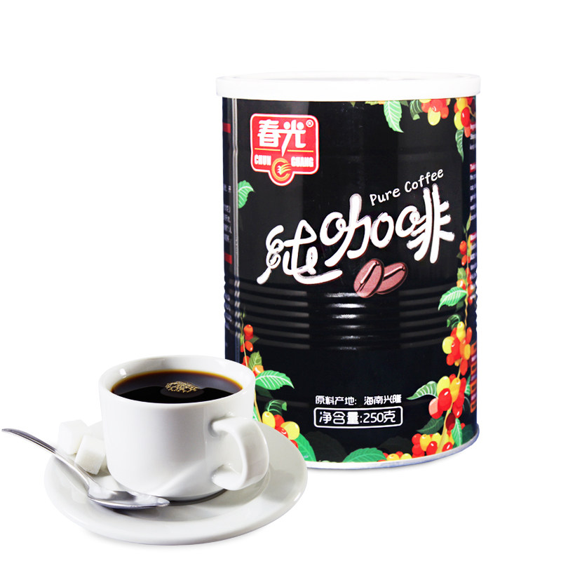 春光纯咖啡粉250gX2罐礼盒