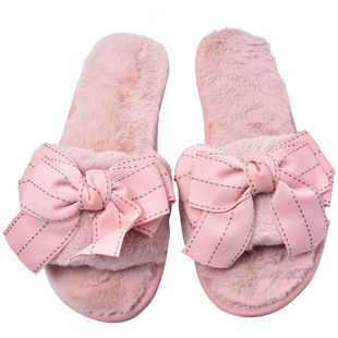 毛毛棉拖鞋女2025年新款冬季家居室内居家毛绒月子鞋可爱厚底保暖