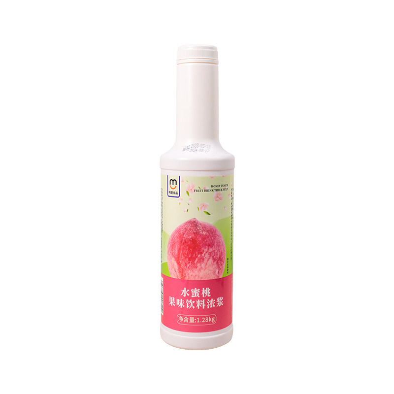 鸣聪浓缩奶茶店原料水蜜桃果汁
