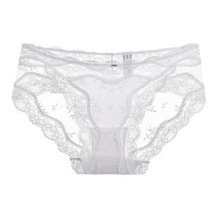 3件129|商场同款MYBODY法式蕾丝性感纯欲内裤收腹提臀网纱三角裤