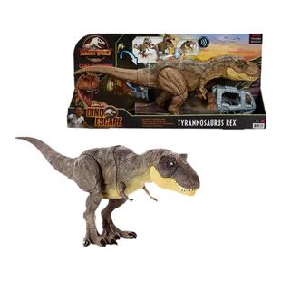 正版美泰侏罗纪世界4重生电影同款声效攻击互动恐龙手办模型玩具