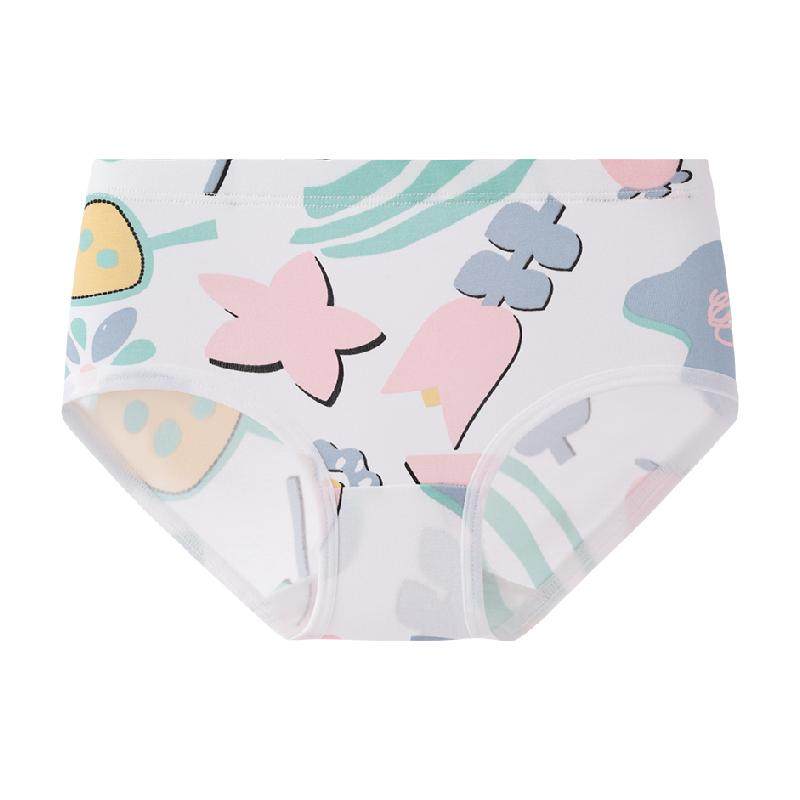 YEEHOO/英氏儿童内裤小女孩三角裤中大童女宝宝纯棉底裤女童透气